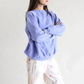 Oversized Washed Crewneck Sweatshirt