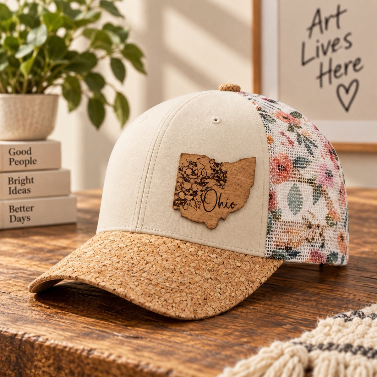 Ohio Cream Floral Cork