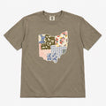 Quilted Patchwork Ohio Short Sleeve Tee