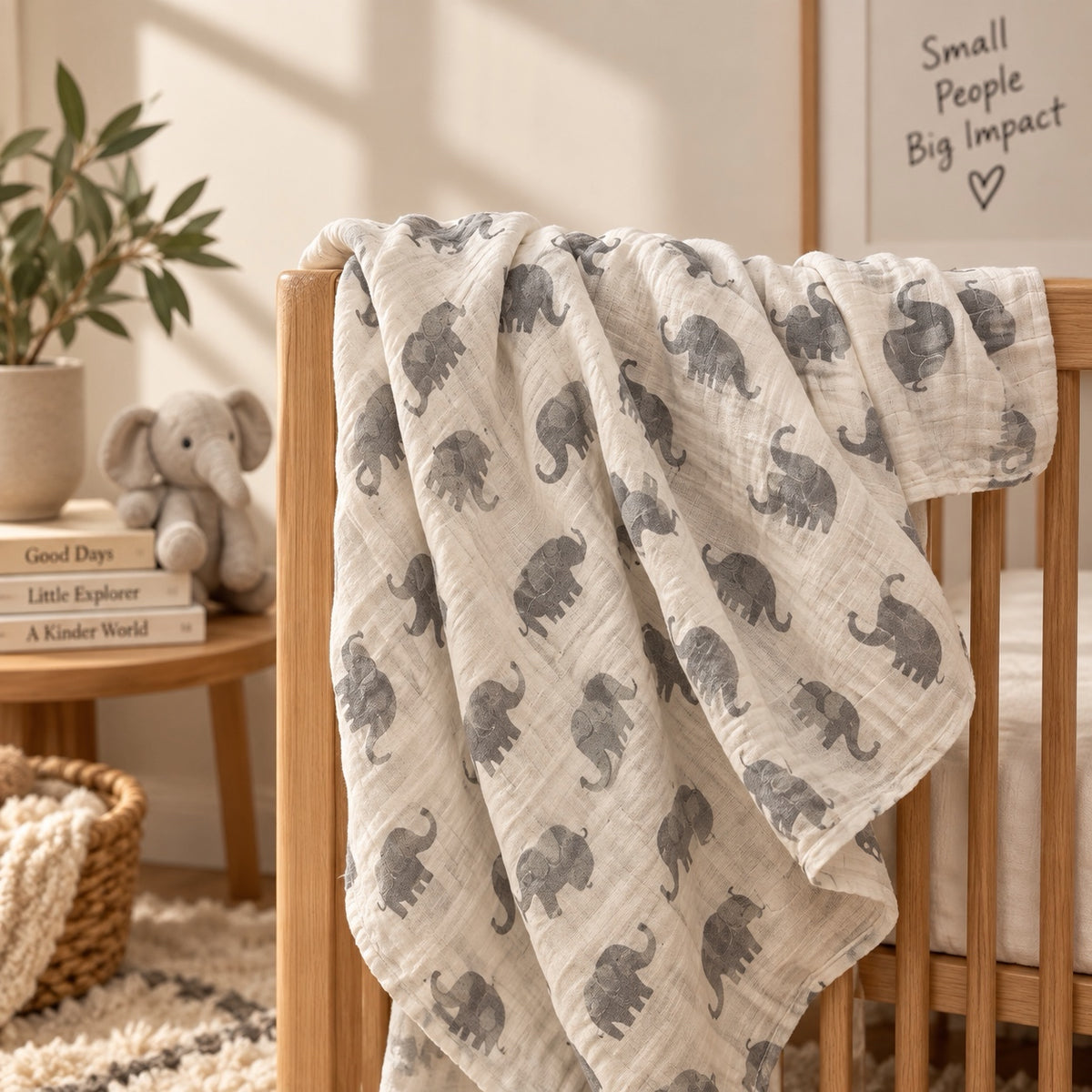 Cotton Muslin Swaddle Blankets