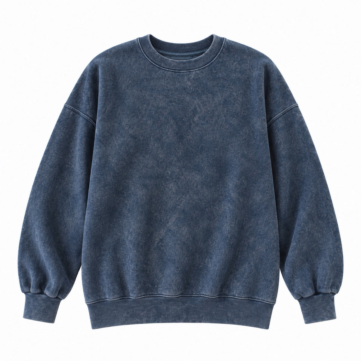 Oversized Washed Crewneck Sweatshirt