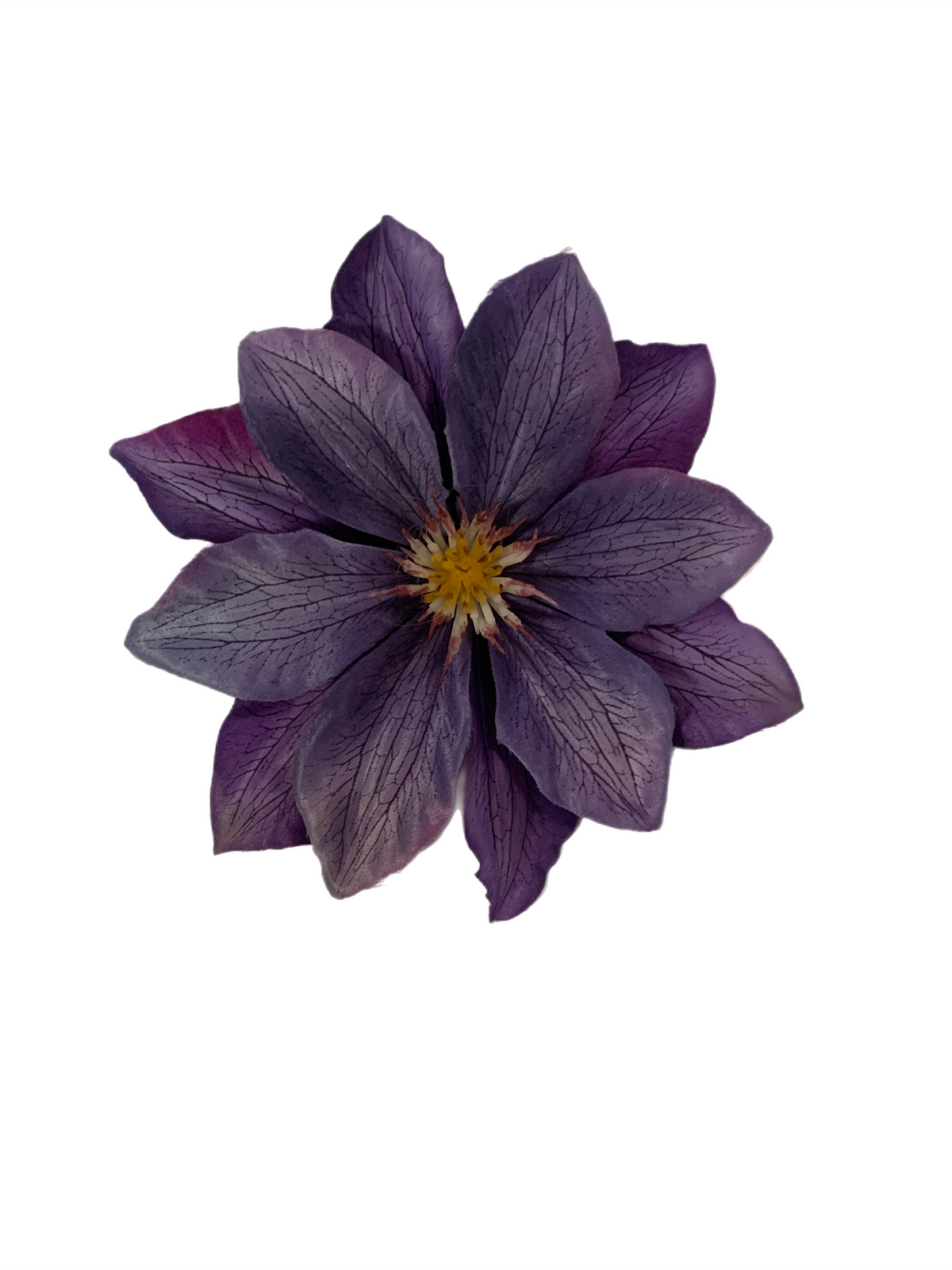 Purple Flower Hair Clip