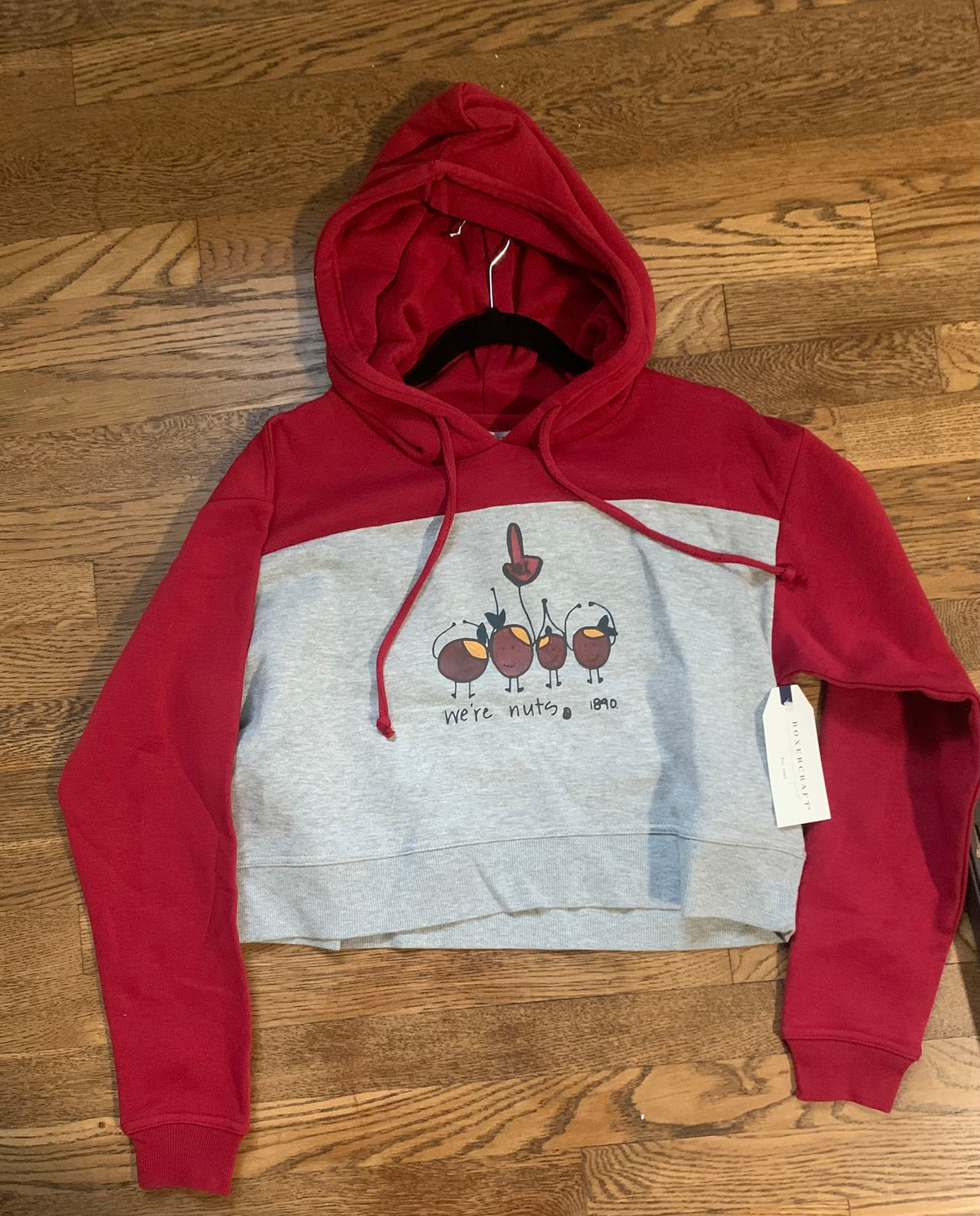 We're Nuts Crop (Red) - Limited Edition Drop